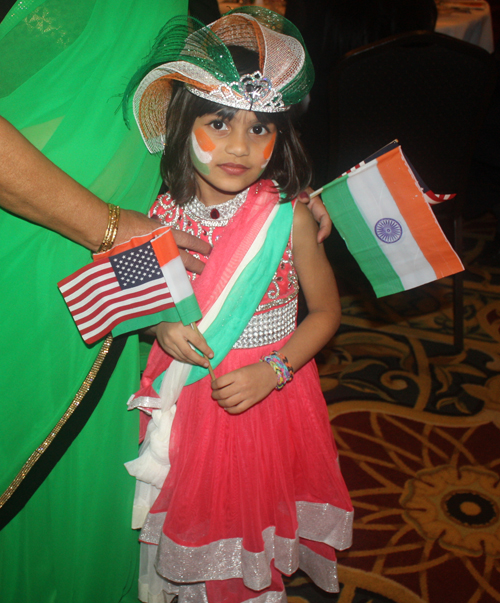 Indian-American children in costume